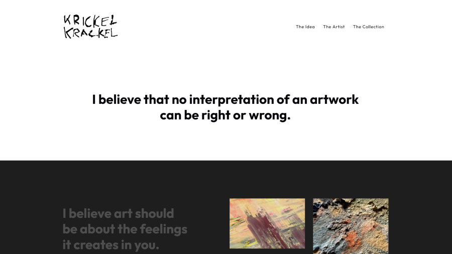 Krickelkrackel | I had nothing in mind while painting this